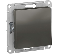 Выключатель встраиваемый с самовозвратом одноклавишный (сталь) Systeme Electric ATN000915