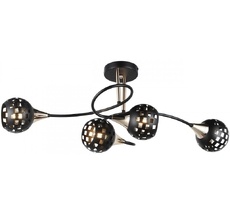 Потолочная люстра на штанге Imex MD.19074-4-S-BK+FGD_IM