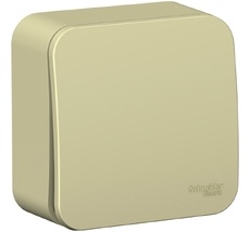 Выключатель накладной одноклавишный (бежевый) Systeme Electric BLNVA106017