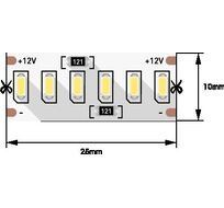 Лента светодиодная стандарт 3014, 240 LED/м, 24 Вт/м, 12В, IP20, Цвет: Теплый белый 00-00009470_SW