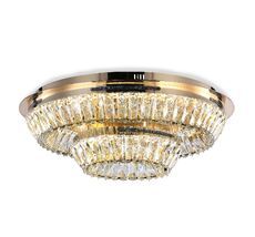 Потолочная люстра Ambrella light светодиодная с хрусталем Traditional TR5031_AMB