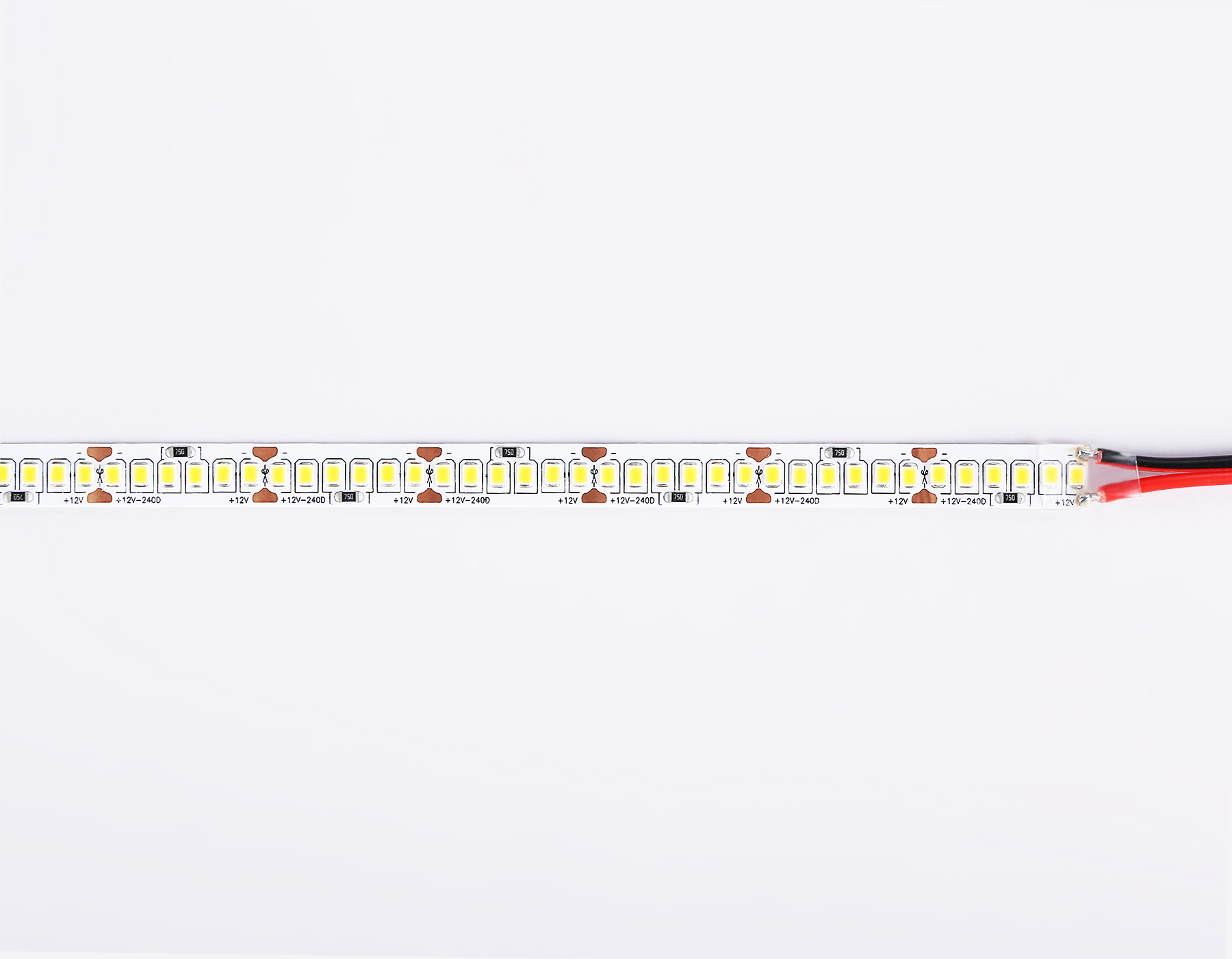 Светодиодная лента 2835 240Led, 19.2W m,12V IP20 3000K 5m,кратность резки 25mm Ambrella Light GS GS1501_AMB
