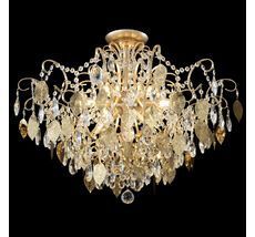 Потолочная люстра Crystal Lux ESMIRALDA PL9 GOLD_CR