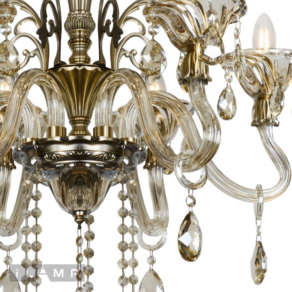 Подвесная люстра ILamp Asia 61082-6 BR_IP