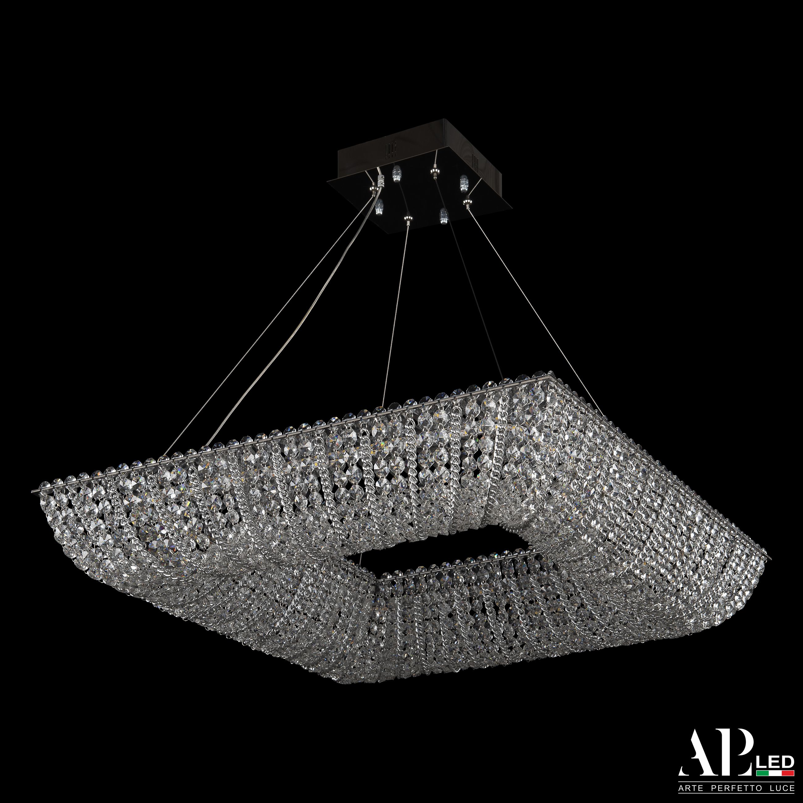 Хрустальная люстра APL LED Sicilia SH503.0.60.M.Ni.4000