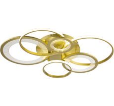 Люстра (+ночной режим) с пультом потолочная светодиодная 10248/6 LED*149W Escada 10248/6LED_ESC