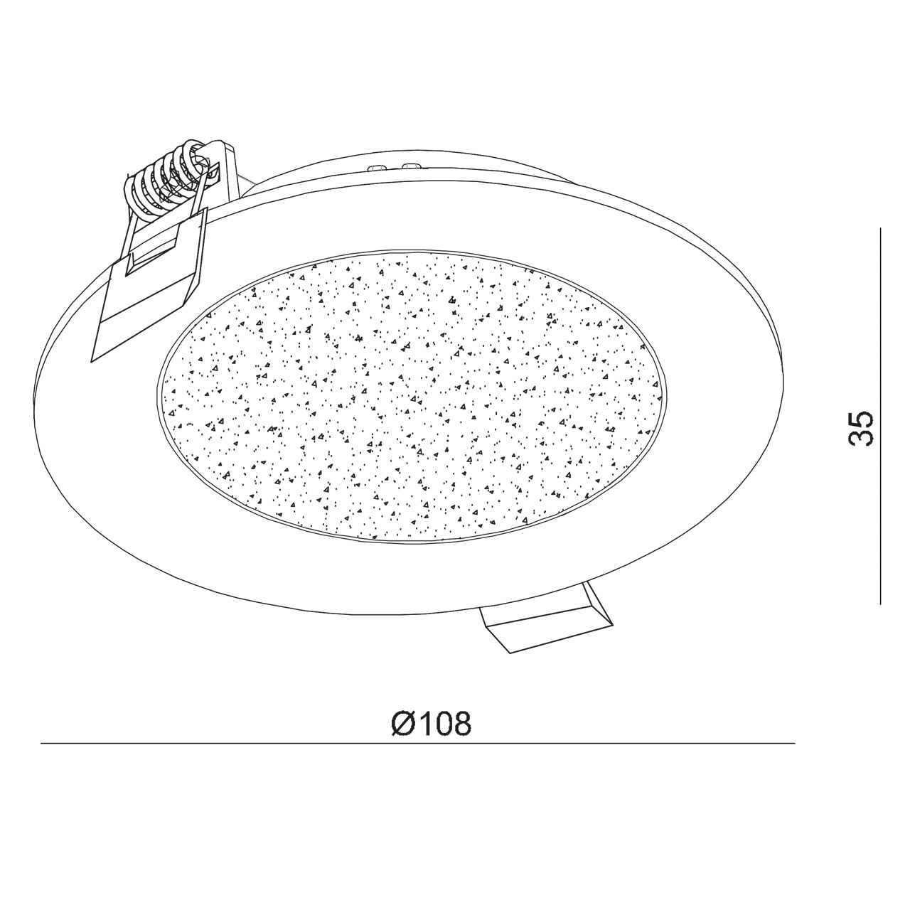 Врезной светильник Стаут 702012201_MW