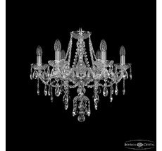 Хрустальная люстра Bohemia Ivele Crystal 1415/6/200 Ni_BI