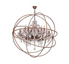 Подвесная люстра Loft IT Foucaults orb crystal LOFT1897/15_LF