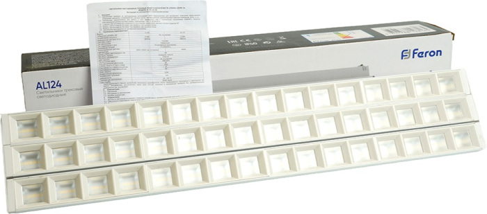 Трековый светильник светодиодный однофазный 3*30W 220V Feron 48929_FR