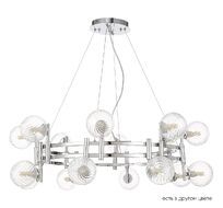 Подвесная люстра Crystal Lux LUXURY LUXURY SP16 CHROME_CR