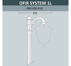 Консоль для паркового фонаря OFIR 000.000.R10.A0