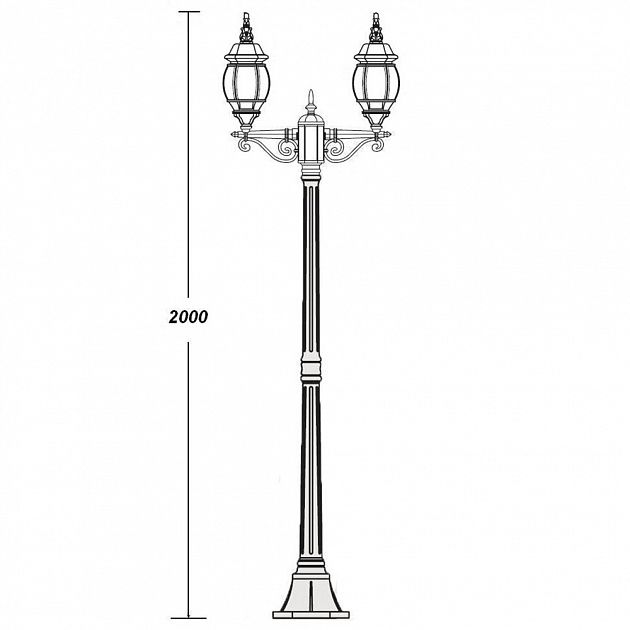 Наземный фонарь IP44 83408S A Gb Oasis Light 83408SA Gb_OL