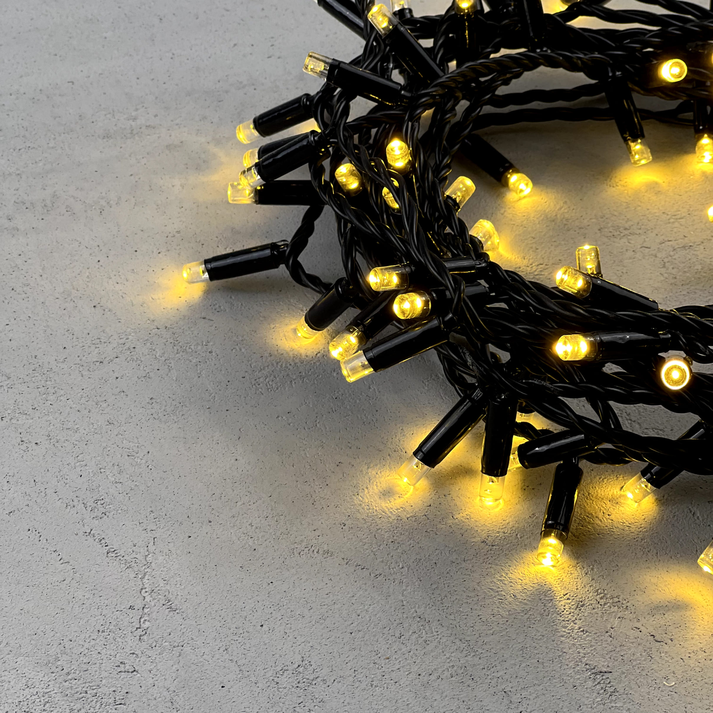 Гирлянда LTC Нить с Колпачком 10м Шампань, 100 LED PST100CAP-11-2CH