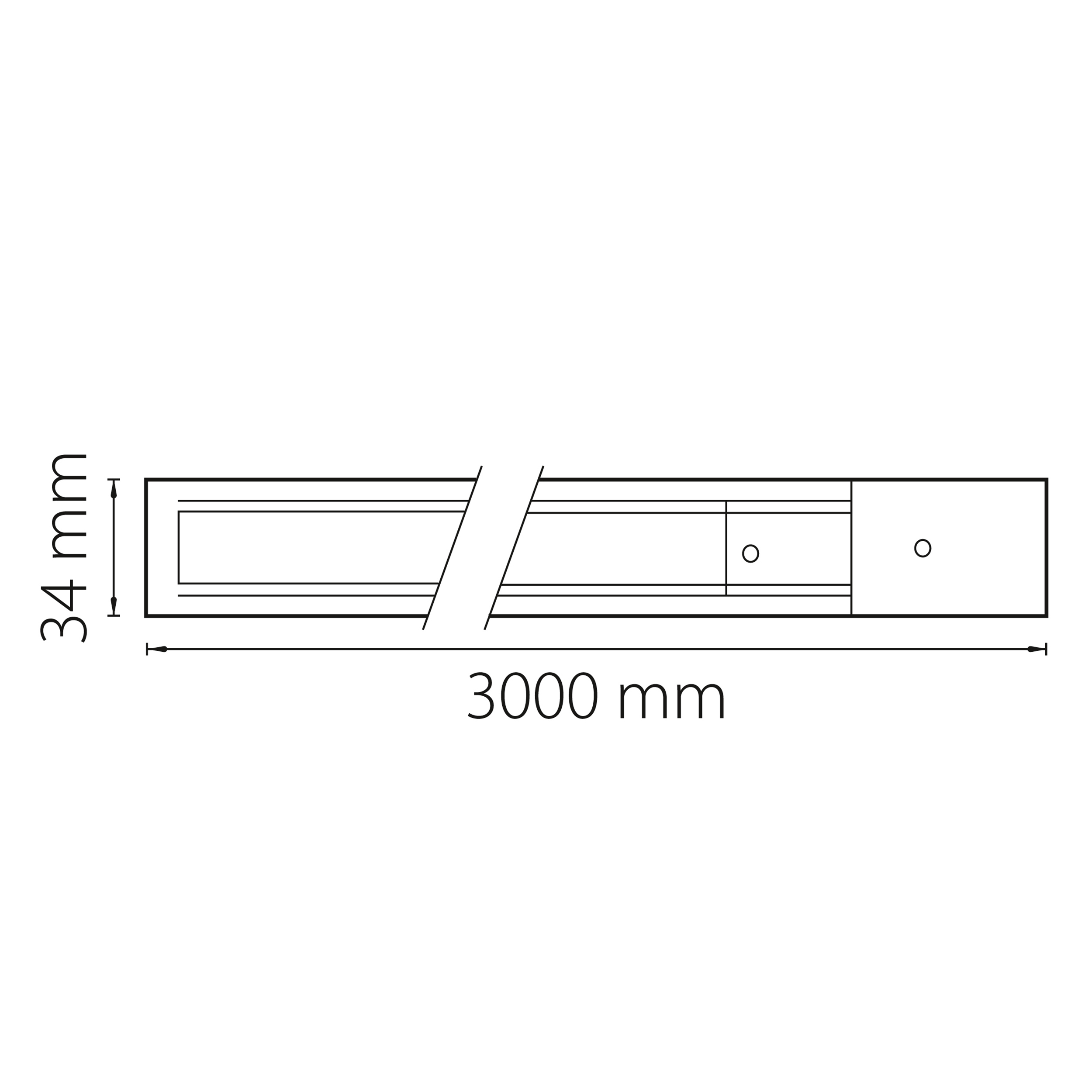 Шинопровод однофазный 300см Lightstar 502035_LS