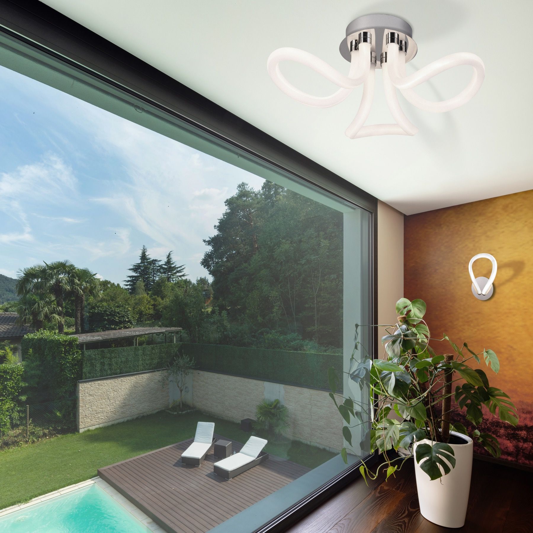 Потолочная люстра Mantra LINE 6616_MN