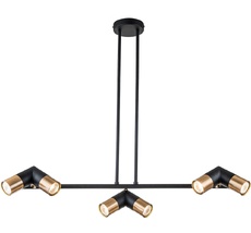 Потолочная люстра на штанге (11036/6R Black) Indigo V000452