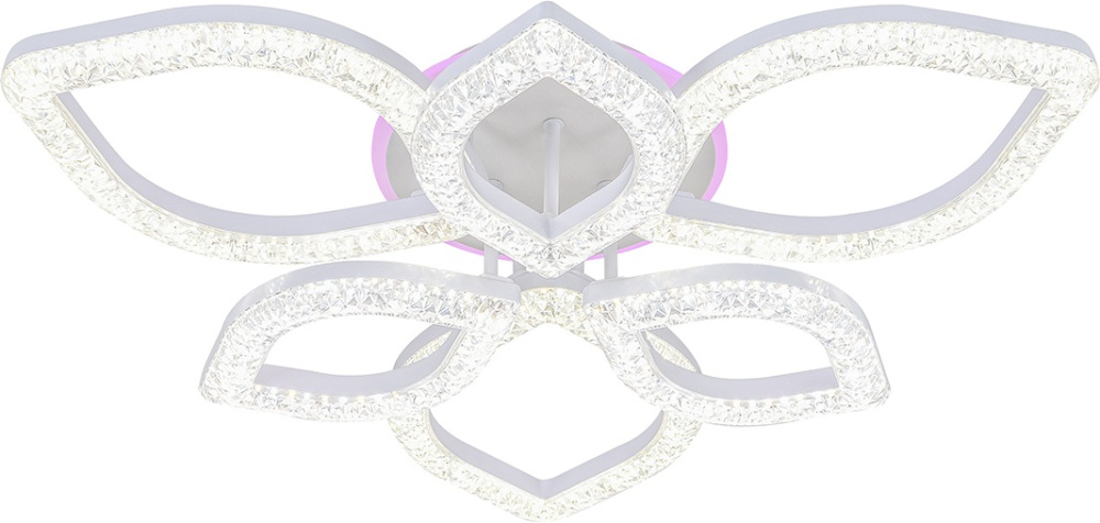 Потолочная люстра светодиодная 100 вт (+ночной режим) светодиодная Escada 10289/6LED BL_ESC