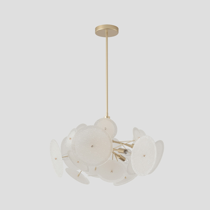 Подвесная люстра Crystal Lux DANDELION SP6 GOLD_CR