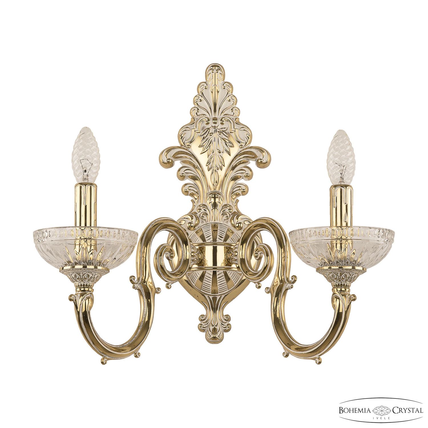 

Бра Bohemia Ivele 7203B15/2/210 GW P Clear/M-1G, 7203B15/2/210 GW P Clear/M-1G