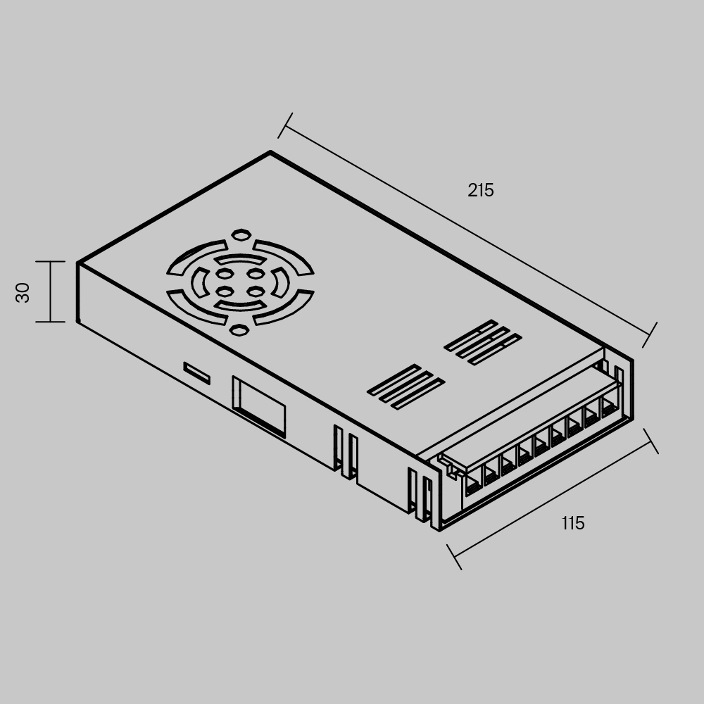 Источник напряжения Maytoni 12В 350 Вт 811013_MY