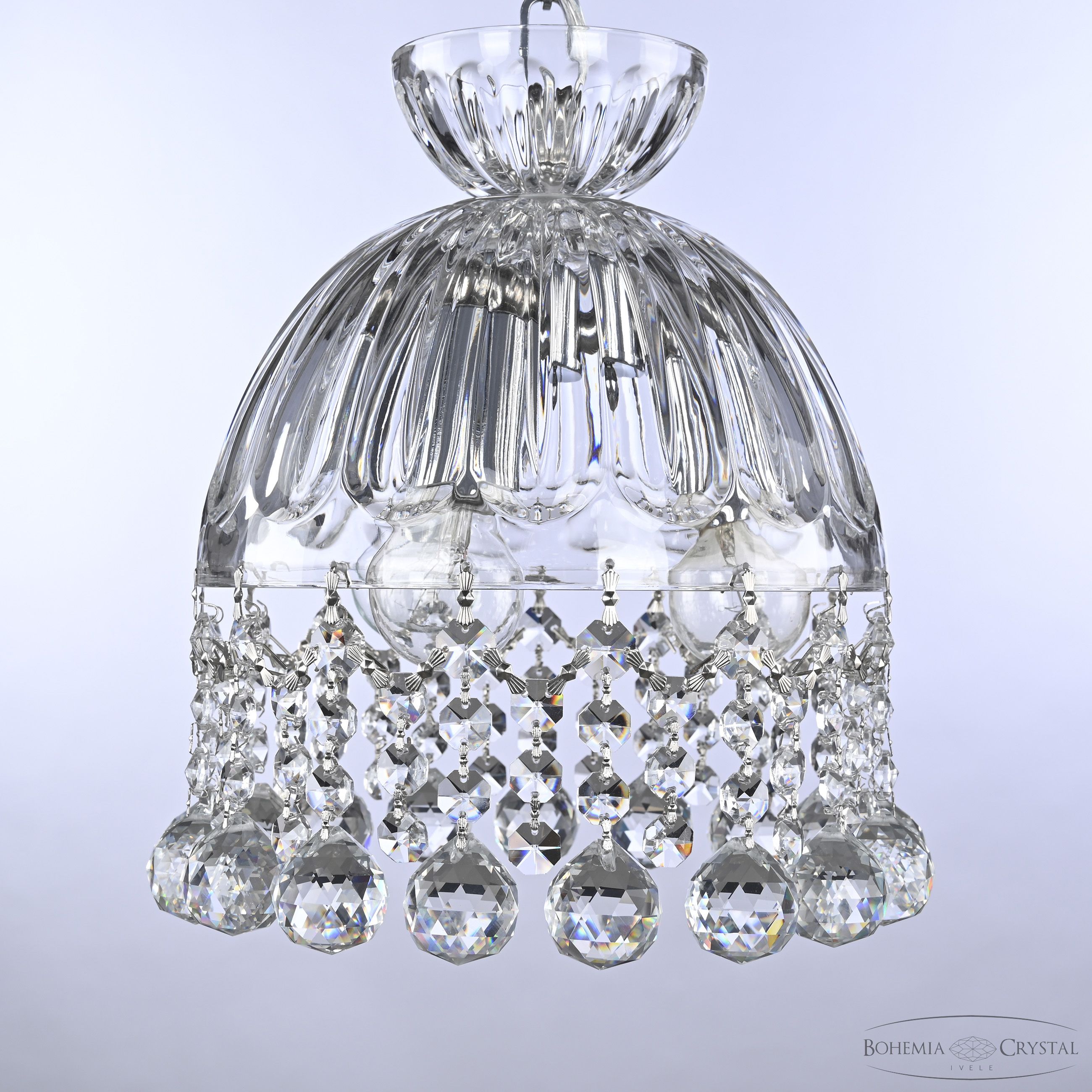 Подвесной светильник Bohemia Ivele Crystal 5478/22 Ni Clear/M-1H Balls_BI