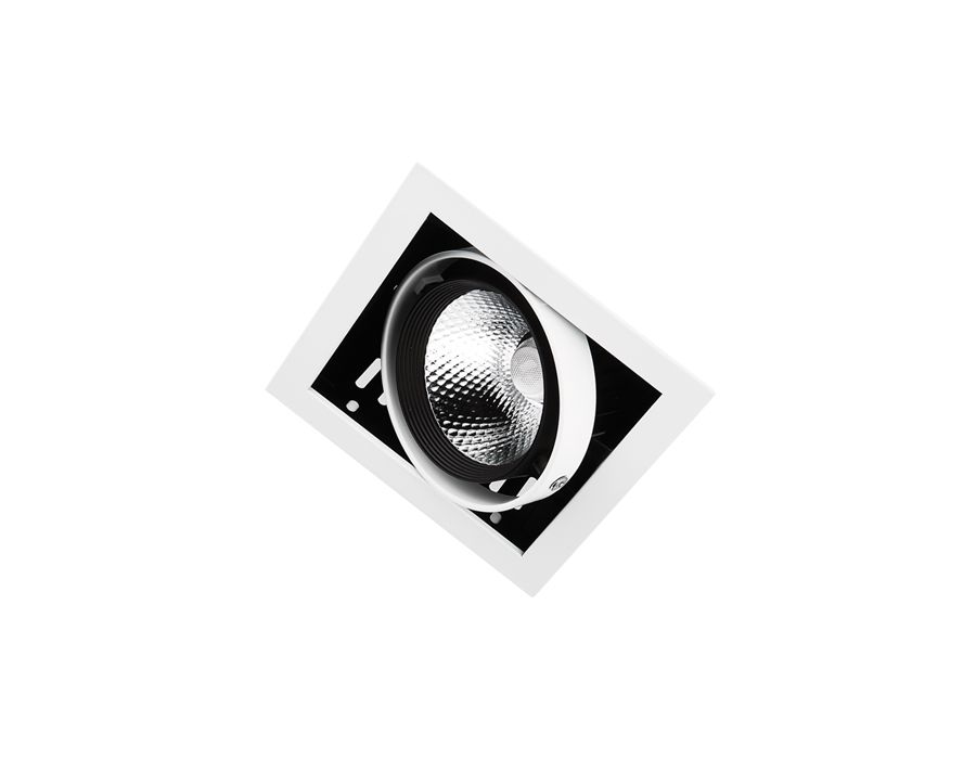 Встраиваемый светильник Ambrella light DOWCARDANO T811 BK/CH 12W 4200K_AMB