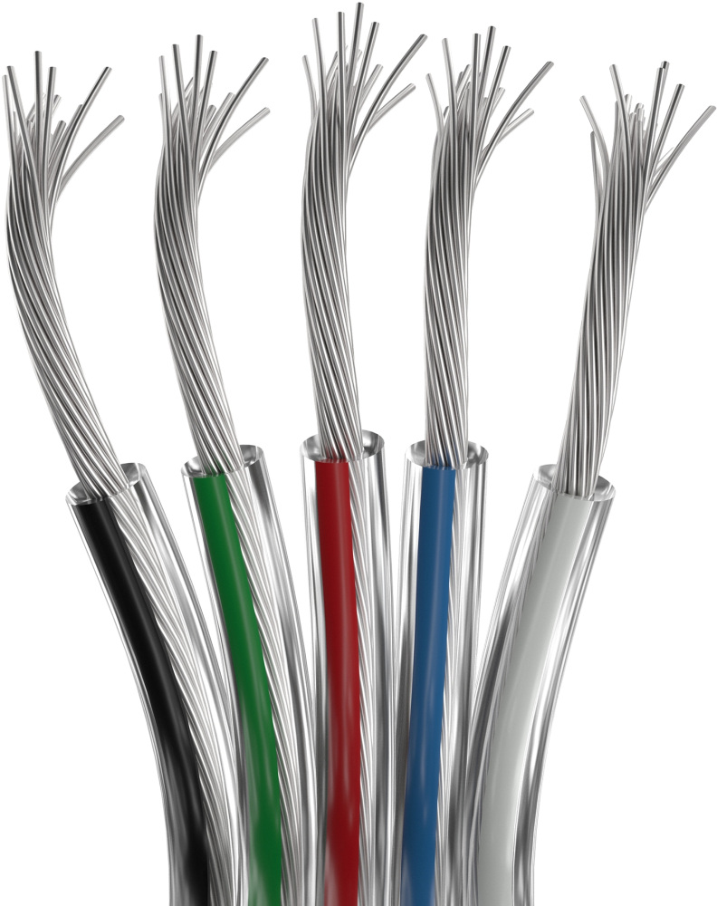 Шлейф питания ARL-18AWG-CLEAR-5Wire-CU ( Arlight 034965_ARL