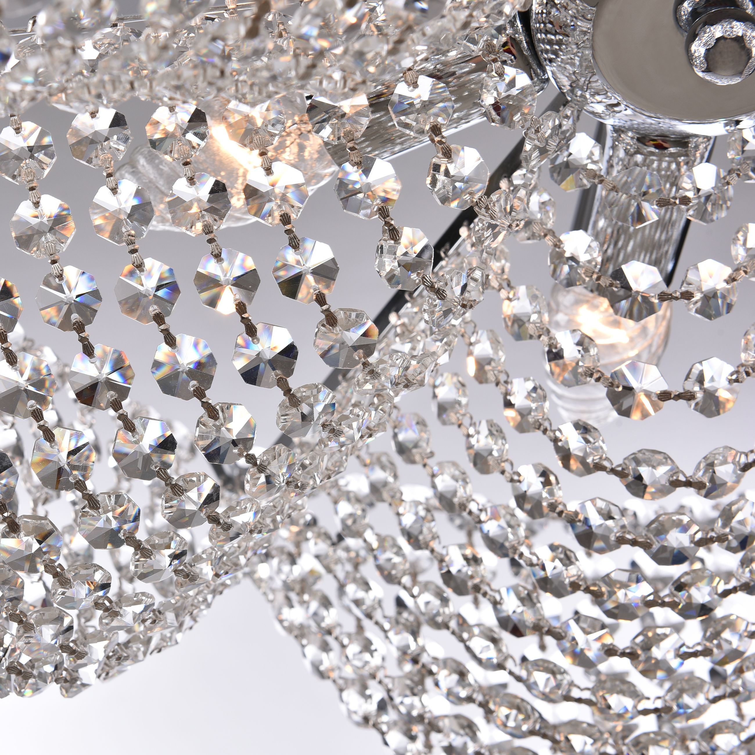 Хрустальная люстра Bohemia Ivele Crystal 778 778/49 Ni_BI