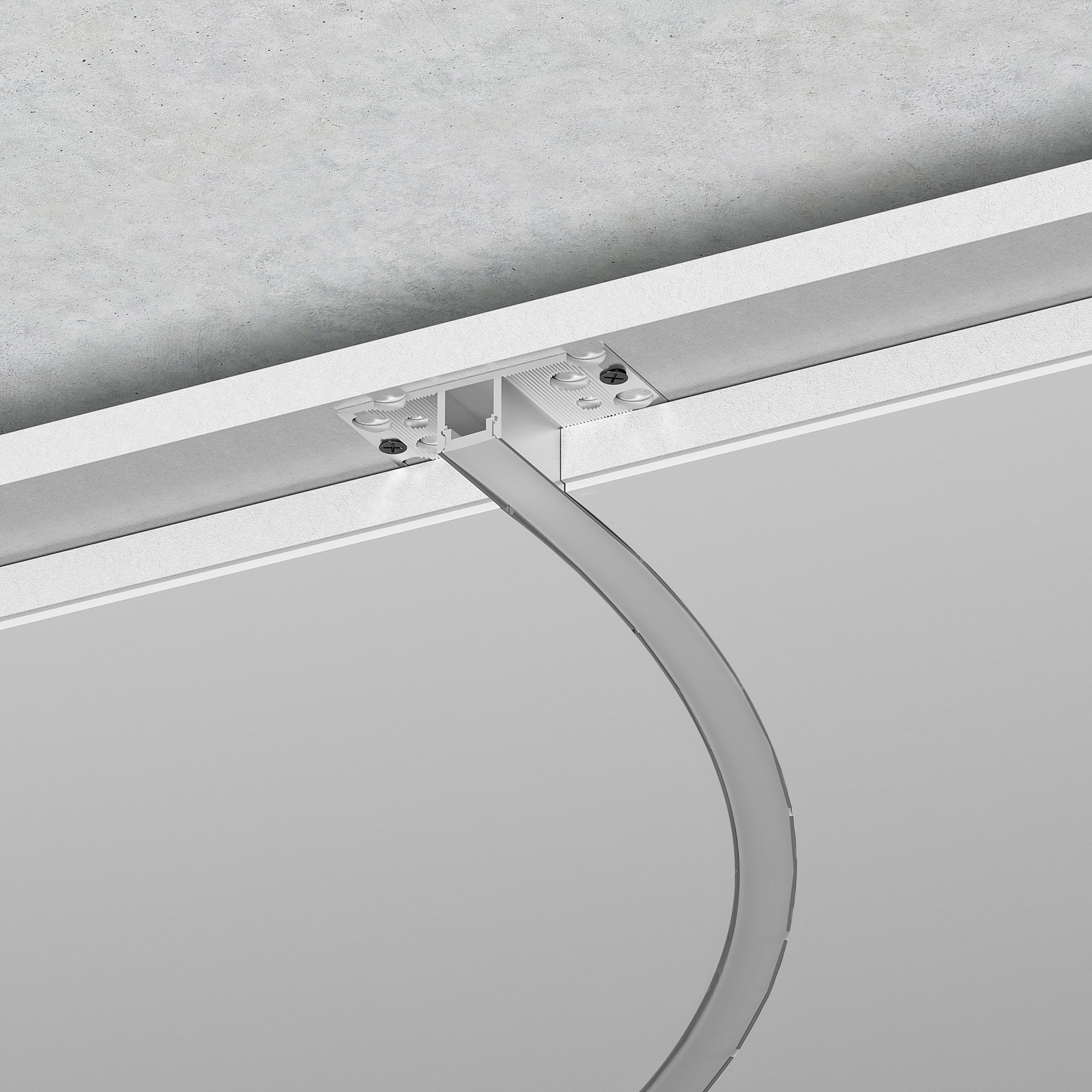 Гибкий рассеиватель для встраиваемого гибкого алюминиевого профиля под ГКЛ 9,5мм ( 5 м.) Elektrostandard a067735_ES