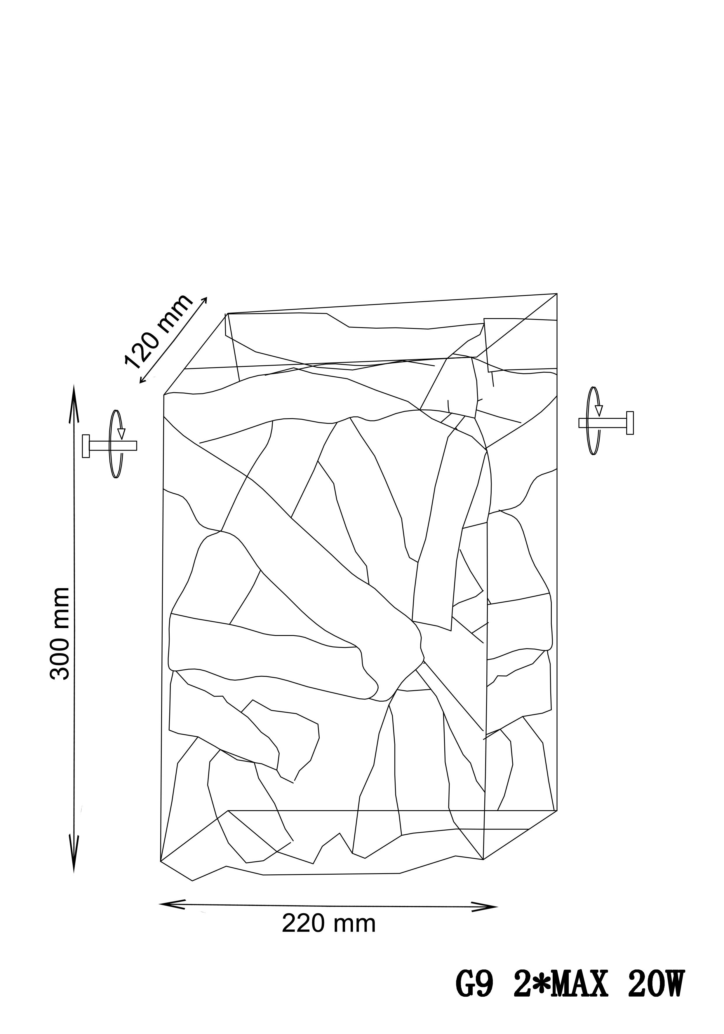 Бра Lucia Tucci FABIAN FABIAN W1534.2 ORO