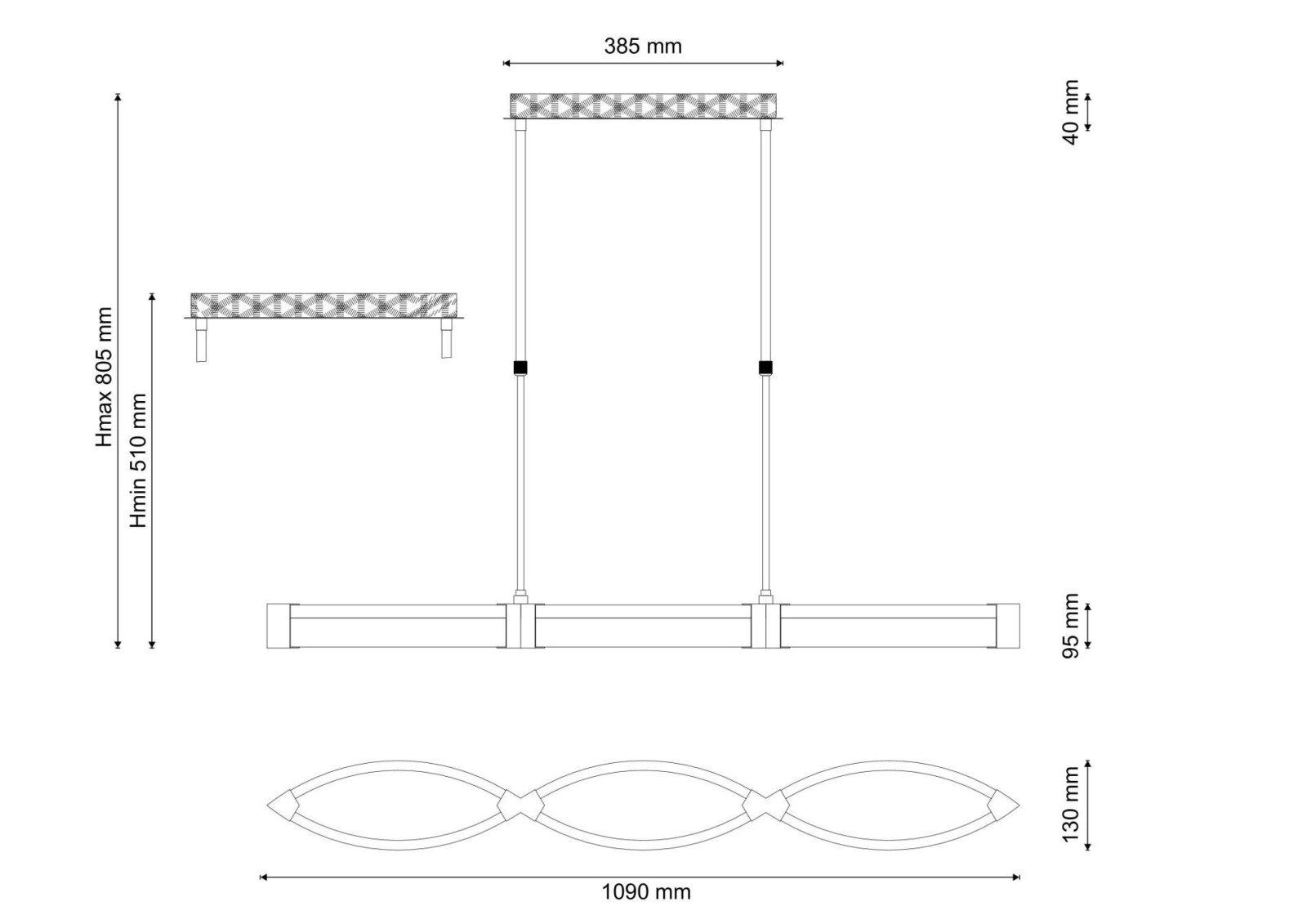Подвесная люстра Lucia Tucci MODENA MODENA 172.3 LED