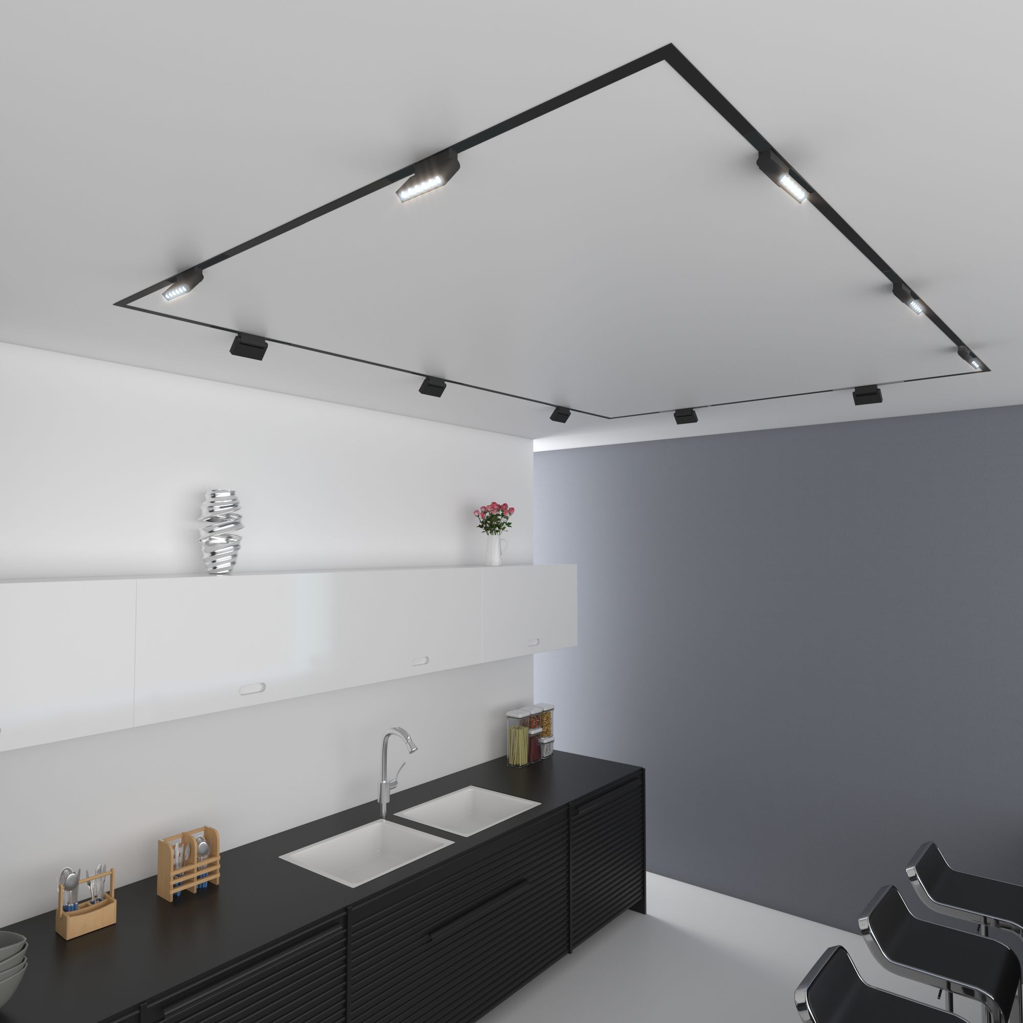 Трековый светодиодный светильник Elektrostandard Slim Magnetic a057197_ES