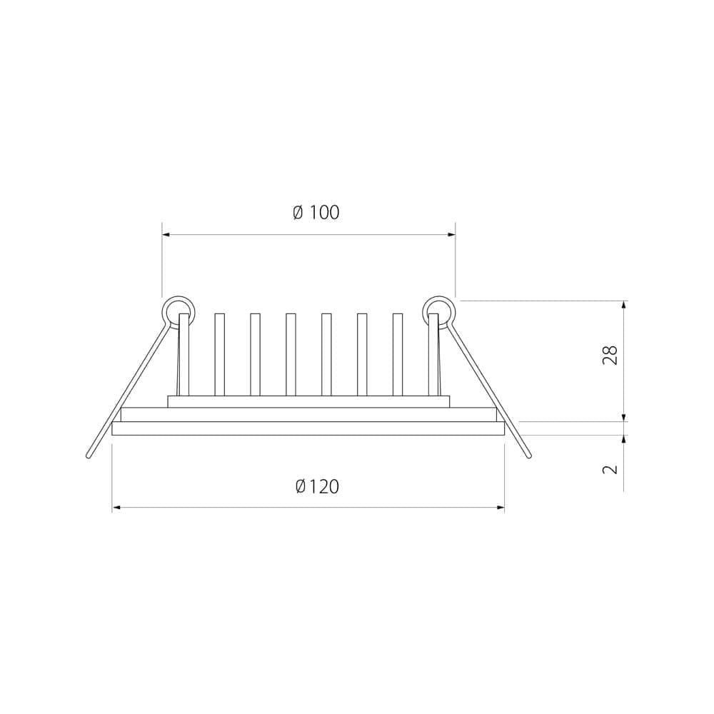 Встраиваемый светильник Elektrostandard a050145_ES