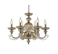 Подвесная люстра NewPort 12806/C cognac_NP