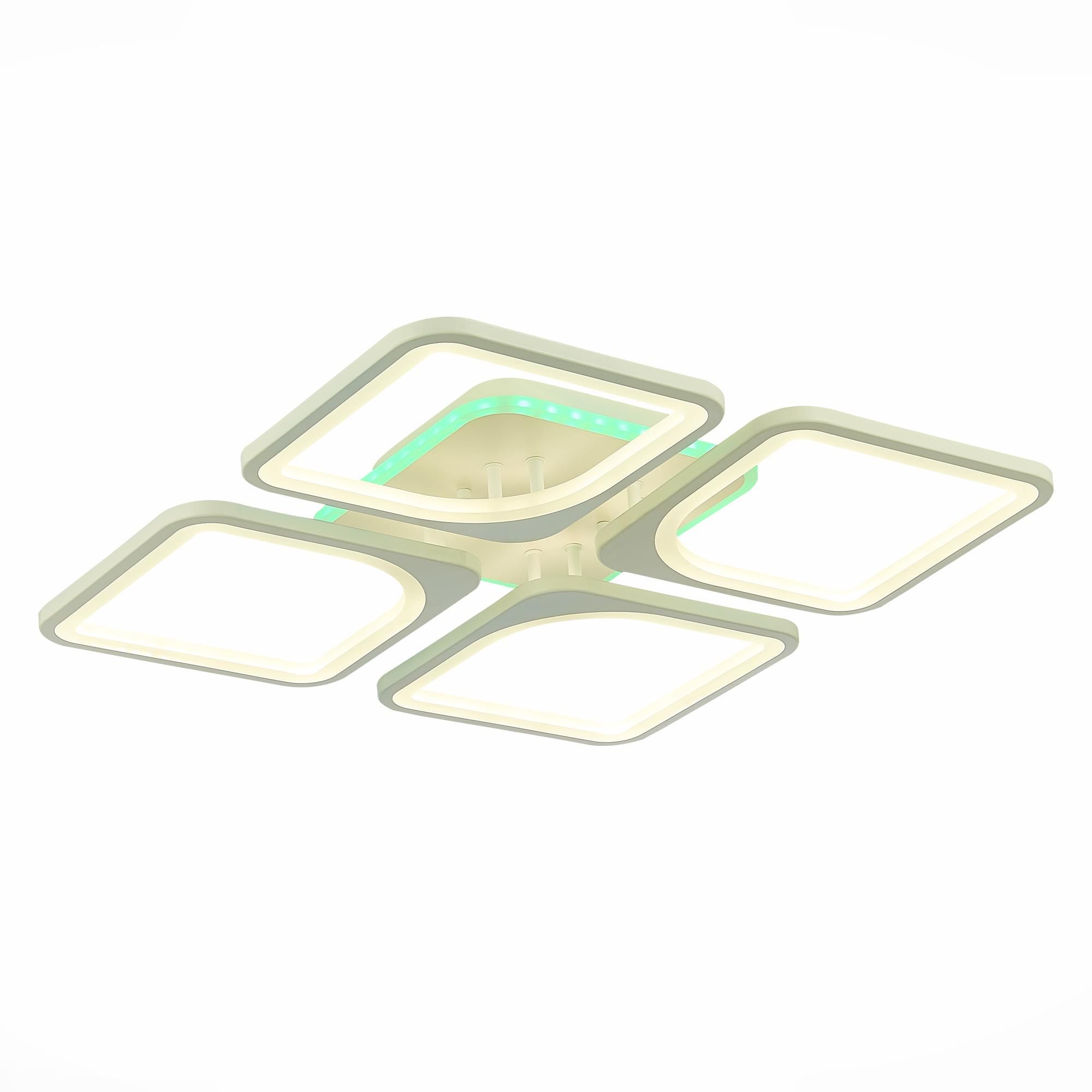 

Потолочная люстра Evoled с пультом ДУ и RGB подсветкой VALENTA SLE500452-04RGB, SLE500452-04RGB