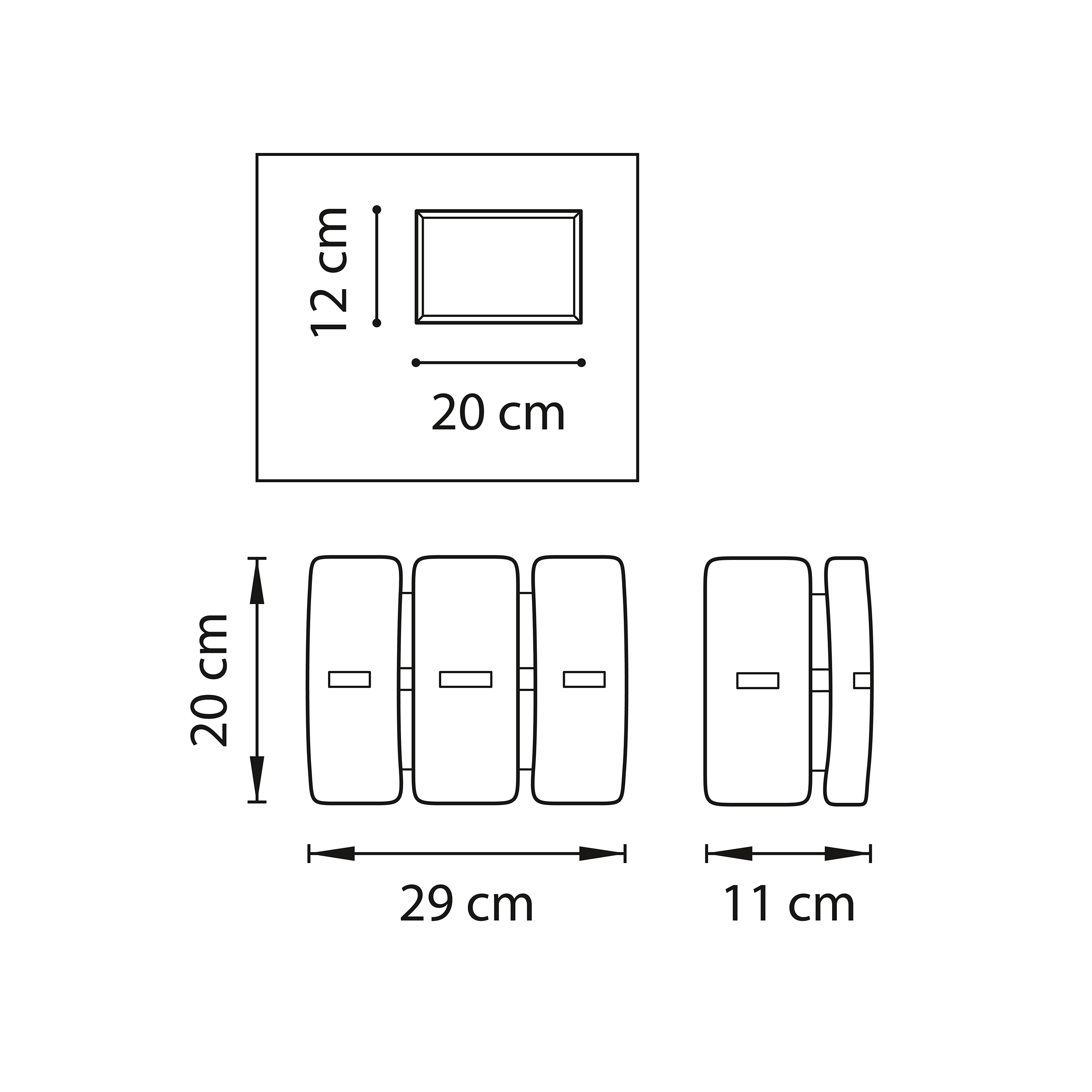 Настенный светильник LightStar Lamella 801616_LS