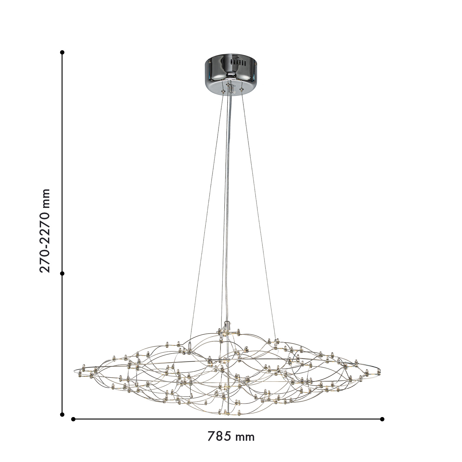 Подвесная люстра Favourite Thinner 4305-8P