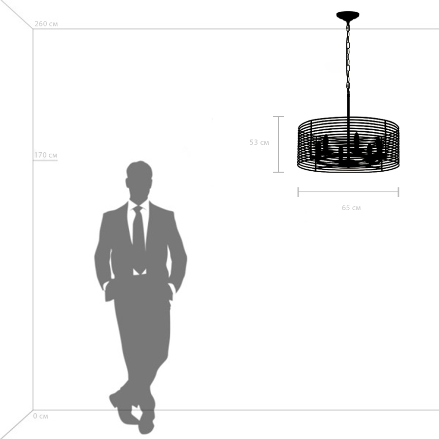Подвесная люстра LightStar Zeta 728063_LS