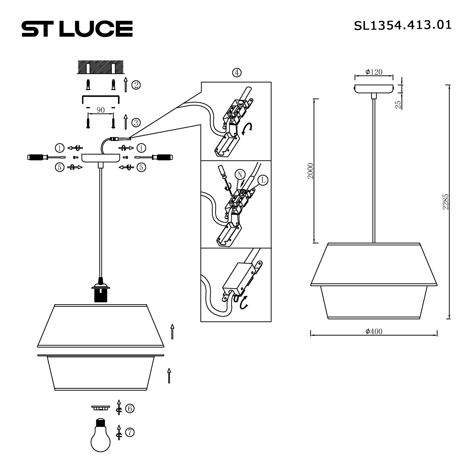 Подвесной светильник ST Luce JACKIE SL1354.413.01