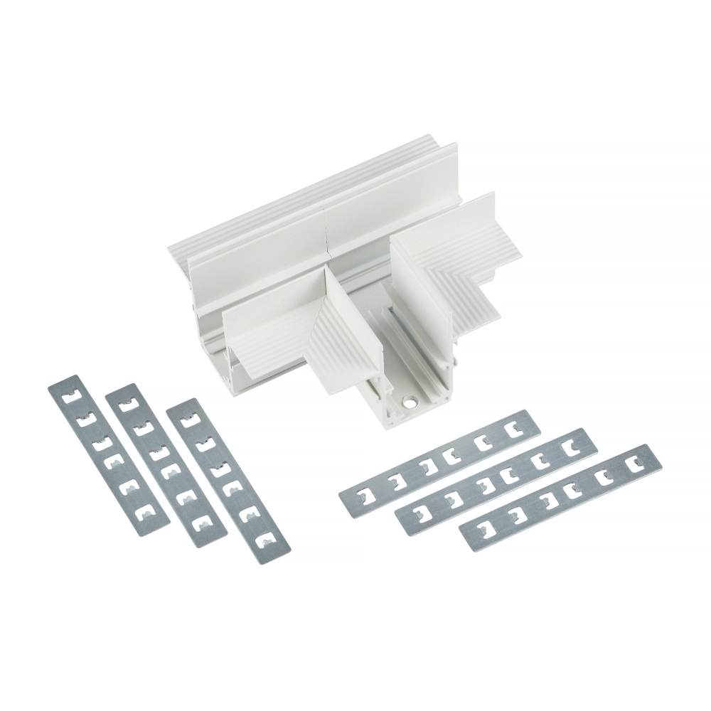 Т-образный коннектор соединитель для встраиваемого шинопровода MyFar MT0200-CT-W