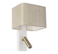 Бра с абажуром и выключателем с подсветкой для чтения Citilux CL704482