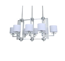 Подвесная люстра Newport 35408/S chrome без абажуров_NP