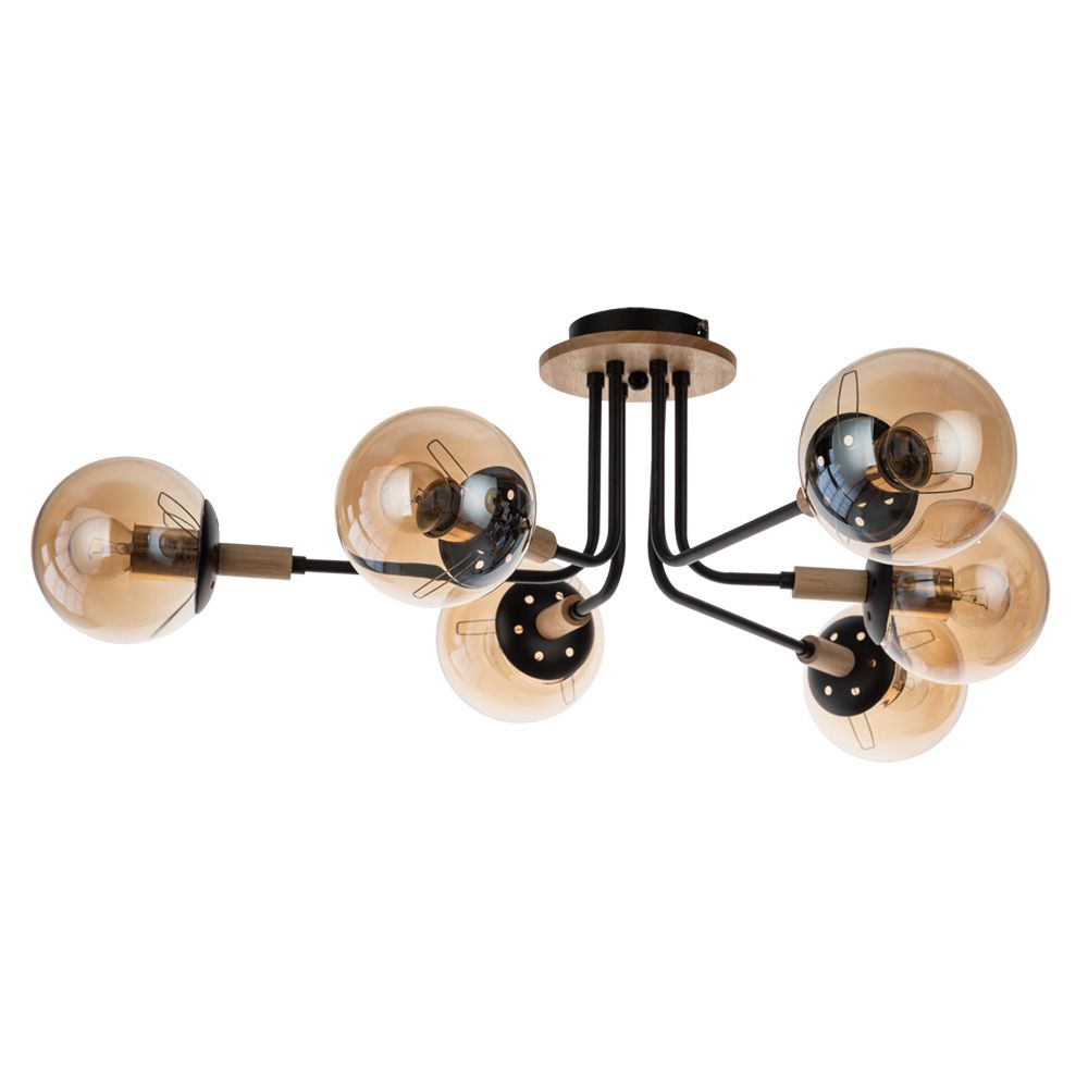 Потолочная люстра ArteLamp OXFORD A2716PL-6BK
