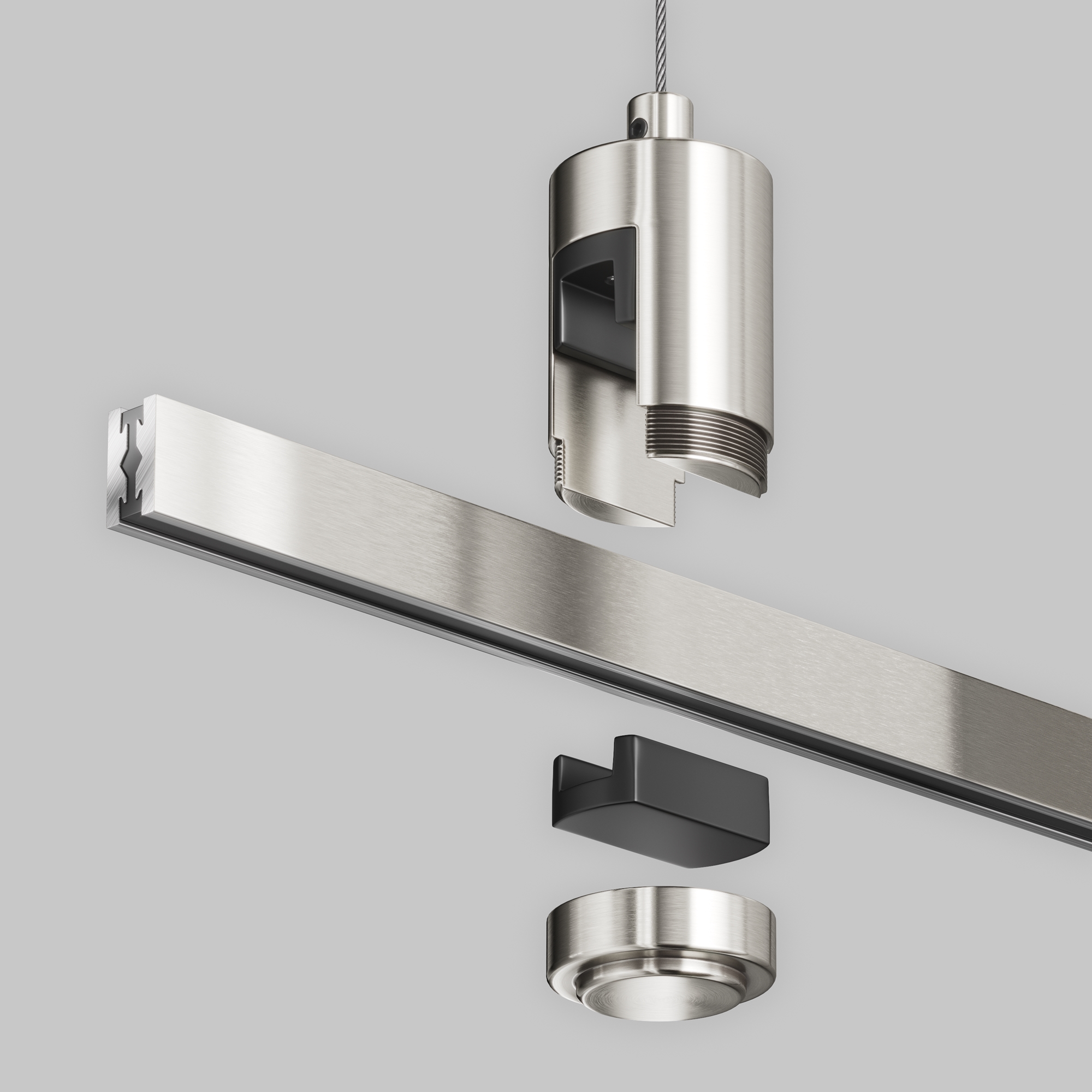 Подвес тросовый Hang одинарный Flarity Maytoni TRA157SW-S1-PT_MY