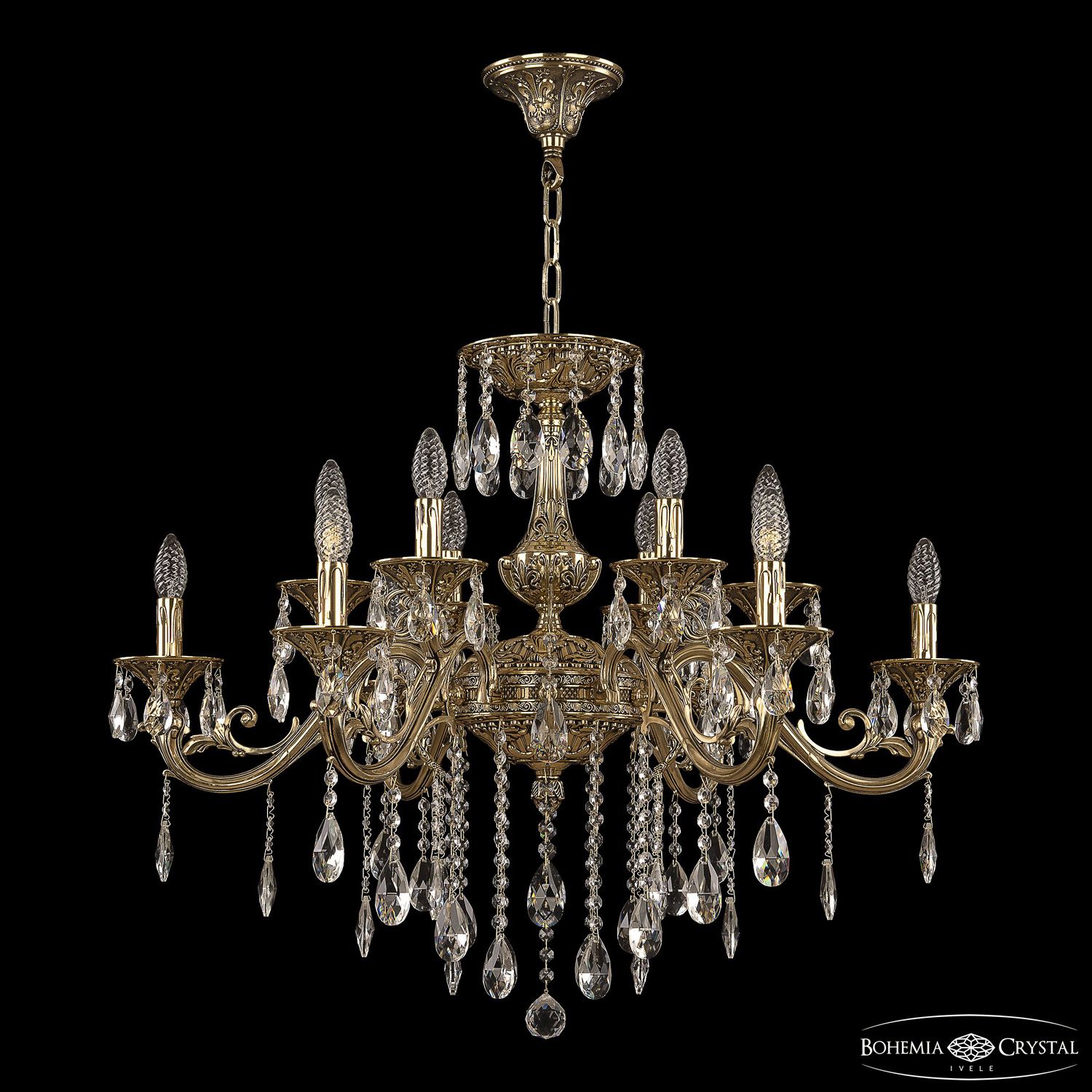 

Хрустальная люстра Bohemia Ivele Crystal 70123/12/320 B GB U2, 70123/12/320 B GB U2