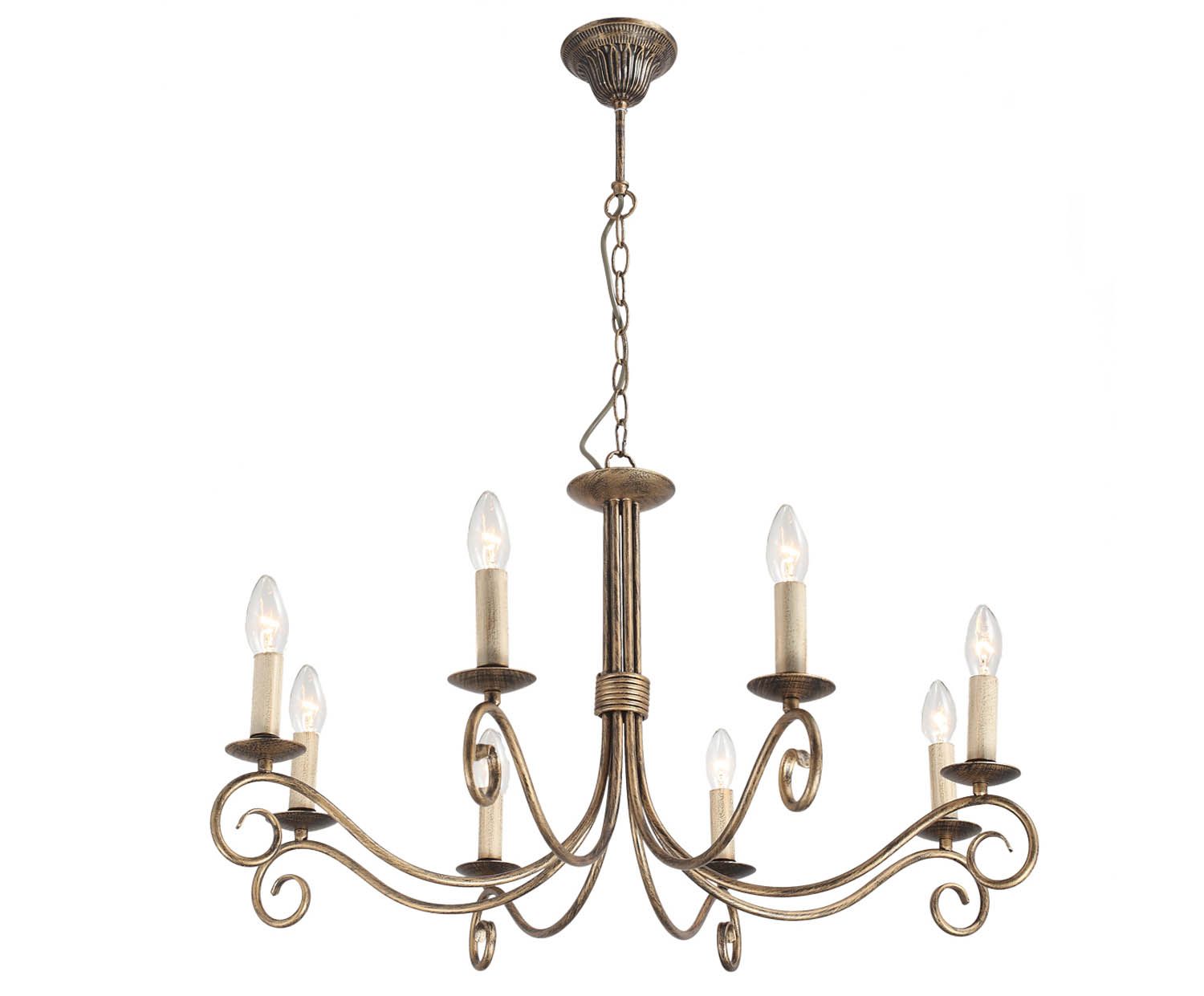 

Подвесная люстра Lucia Tucci FONDI Fondi 330.8 antique, Fondi 330.8 antique