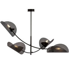 Потолочная люстра на штанге Imex MD.8378-4-P-BK_IM