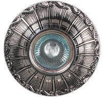 Точечный светильник круглый Sneha 6010/D MR16 SL+BK_SN