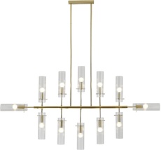 Потолочная люстра на штанге (11053/12R Gold) Indigo V000565